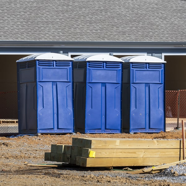 is there a specific order in which to place multiple porta potties in Chaplin Kentucky